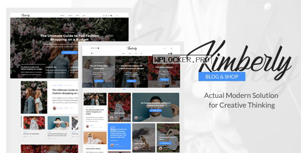 Kimberly v1.1 – WordPress Blog & Shop Theme
