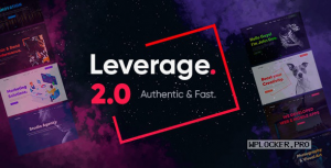 Leverage v2.0.4 – Creative Agency & Portfolio WordPress Theme