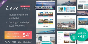 Love Travel v3.9 – Creative Travel Agency WordPress