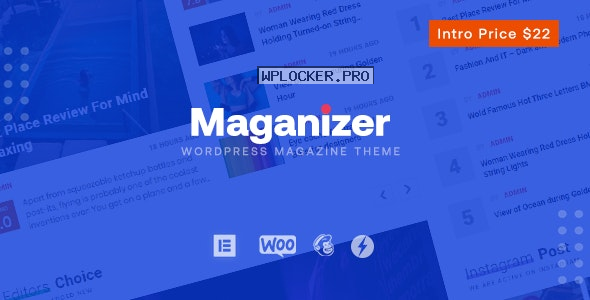 Maganizer v1.0 – Modern Magazine WordPress Theme