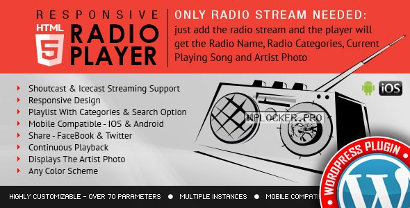 Radio Player Shoutcast & Icecast v4.1