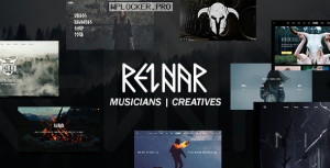 Reinar v1.2.7 – A Nordic Inspired Music and Creative WordPress Theme