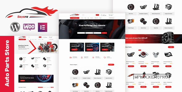 Sayara v1.1.2 – Auto Parts Store WooCommerce WordPress Theme