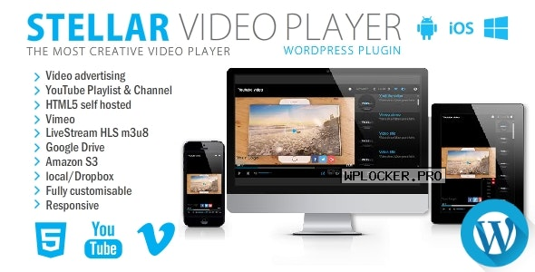 Stellar Video Player v2.2 – WordPress plugin