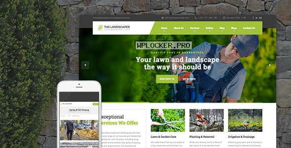 The Landscaper v2.4.2 – Lawn & Landscaping WP Theme