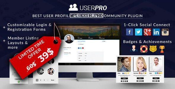 UserPro v4.9.39 – User Profiles with Social Login