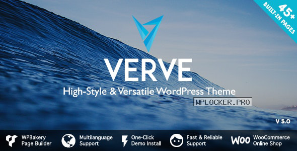 Verve v5.0.1 – High-Style WordPress Theme