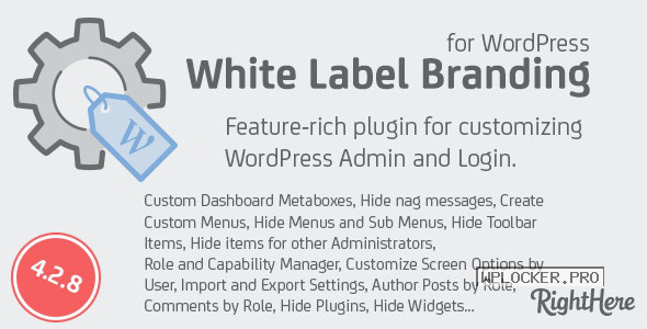 White Label Branding for WordPress v4.2.8