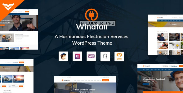 Windfall v1.3.1 – Electrician Services WordPress Theme