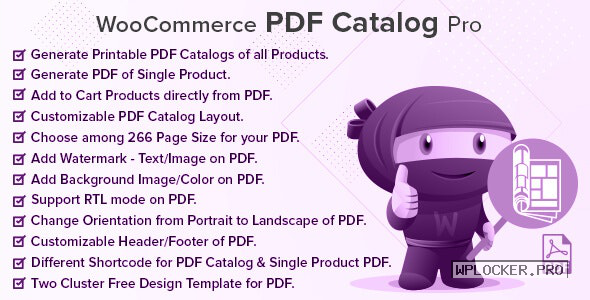WooCommerce PDF Catalog Pro v2.0.0