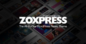 ZoxPress v2.01.0 – All-In-One WordPress News Theme