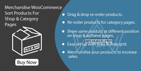 Merchandise WooCommerce v1.0 – Sort Products For Shop & Category Pages