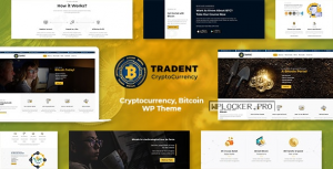 Tradent v2.2 – Bitcoin, Cryptocurrency Theme