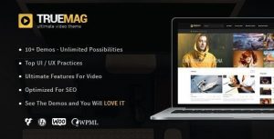 True Mag v4.3.6 – WordPress Theme for Video and Magazine
