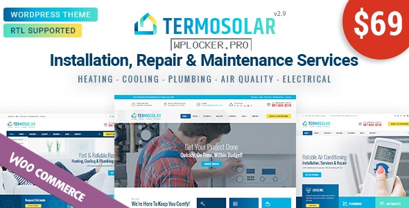 Termosolar v2.9 – Maintenance Services WordPress Theme