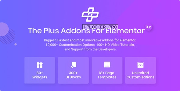 The Plus v4.1.8 – Addon for Elementor Page Builder WordPress Plugin