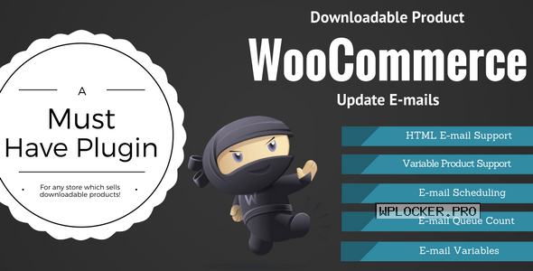 WooCommerce Downloadable Product Update E-mails v2.0.4
