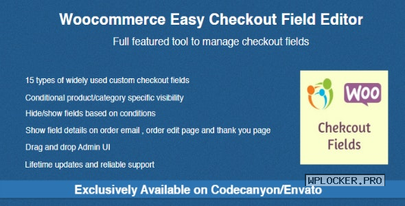 Woocommerce Easy Checkout Field Editor v2.2.6