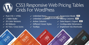 CSS3 Responsive Web Pricing Tables Grids v11.4