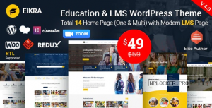 Eikra Education v4.3 – Education WordPress Theme