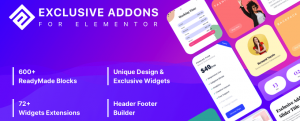 Exclusive Addons Pro for Elementor v1.1.9