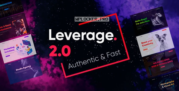 Leverage v2.1.1 – Creative Agency & Portfolio WordPress Theme