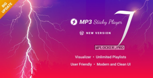 MP3 Sticky Player v7.2 – WordPress Plugin