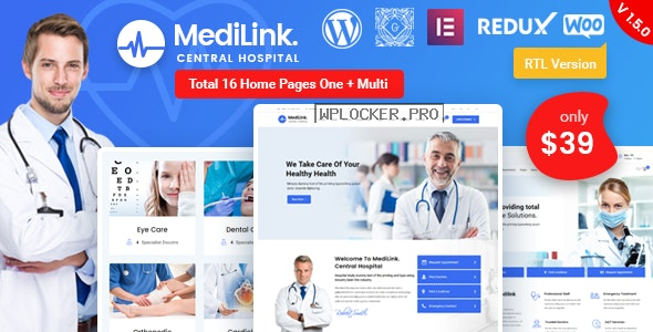 Medilink v1.5.6 – Health & Medical WordPress Theme