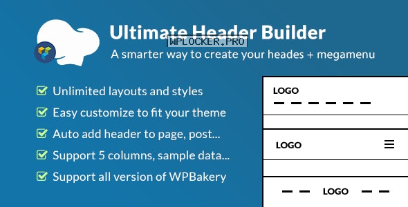 Ultimate Header Builder v1.7.3 – Addon WPBakery Page Builder