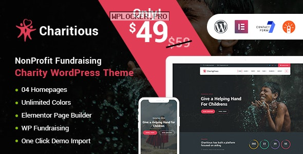 Charitious v2.9 – NonProfit Fundraising Charity Theme