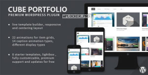 Cube Portfolio v1.16.8 – Responsive WordPress Grid Plugin