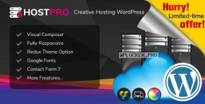 Hostpro v1.0 – Responsive Hosting WHMCS WordPress Theme
