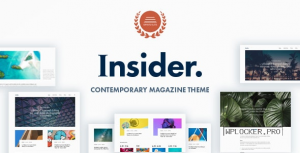 Insider v1.5 – Contemporary Magazine and Blogging Theme