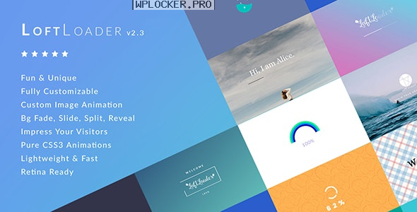 LoftLoader Pro v2.3.1 – Preloader Plugin for WordPress
