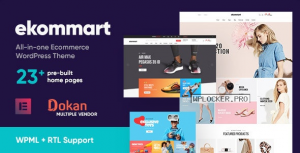 ekommart v3.5.4 – All-in-one eCommerce WordPress Theme