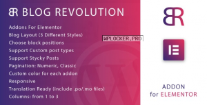 Blog Revolution for Elementor WordPress Plugin v1.0
