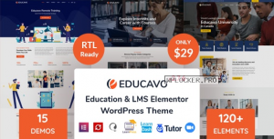 Educavo v2.7.6 – Online Courses & Education WordPress Theme