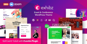 Exhibz v2.3.0 – Event Conference WordPress Theme