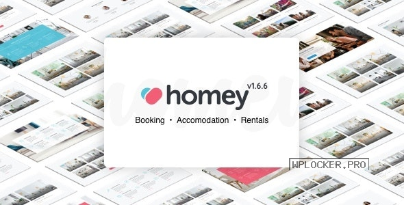 Homey v1.6.6 – Booking and Rentals WordPress Theme