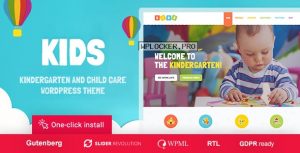 Kids v1.1.8 – Day Care & Kindergarten WordPress Theme for Children