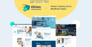 Klinixer v1.0.1 – Cleaning Services WordPress Theme + RTL