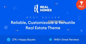 Real Homes v3.14.1 – WordPress Real Estate Theme