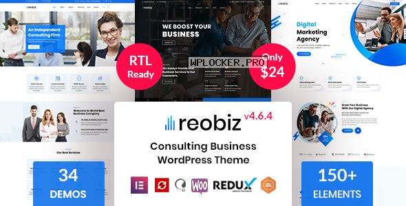 Reobiz v4.6.4 – Consulting Business WordPress Theme