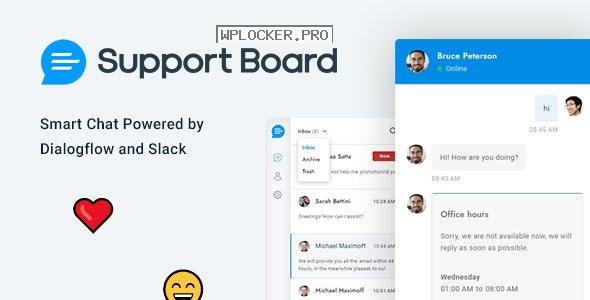 Support Board v3.3.1 – Chat WordPress Plugin – Chat & Support