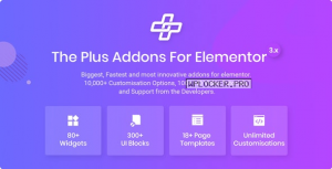 The Plus v5.0 – Addon for Elementor Page Builder WordPress Plugin