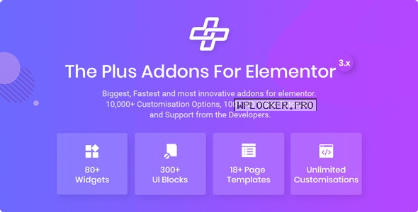 The Plus v5.0 – Addon for Elementor Page Builder WordPress Plugin