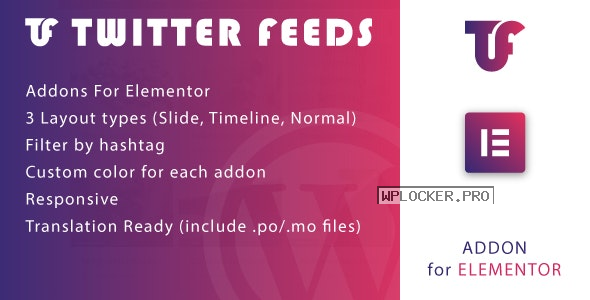 Twitter Feeds for Elementor v1.0 – WordPress Plugin
