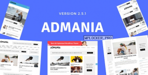 Admania v2.5.1 – AD Optimized WordPress Theme