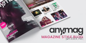 Anymag v2.2.1 – Magazine Style WordPress Blog