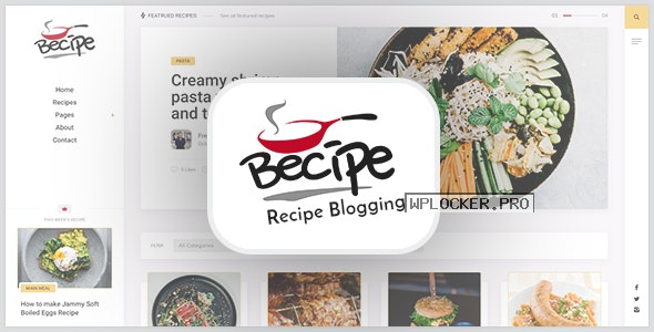 Becipe v1.3 – Recipe Blogging WordPress Theme